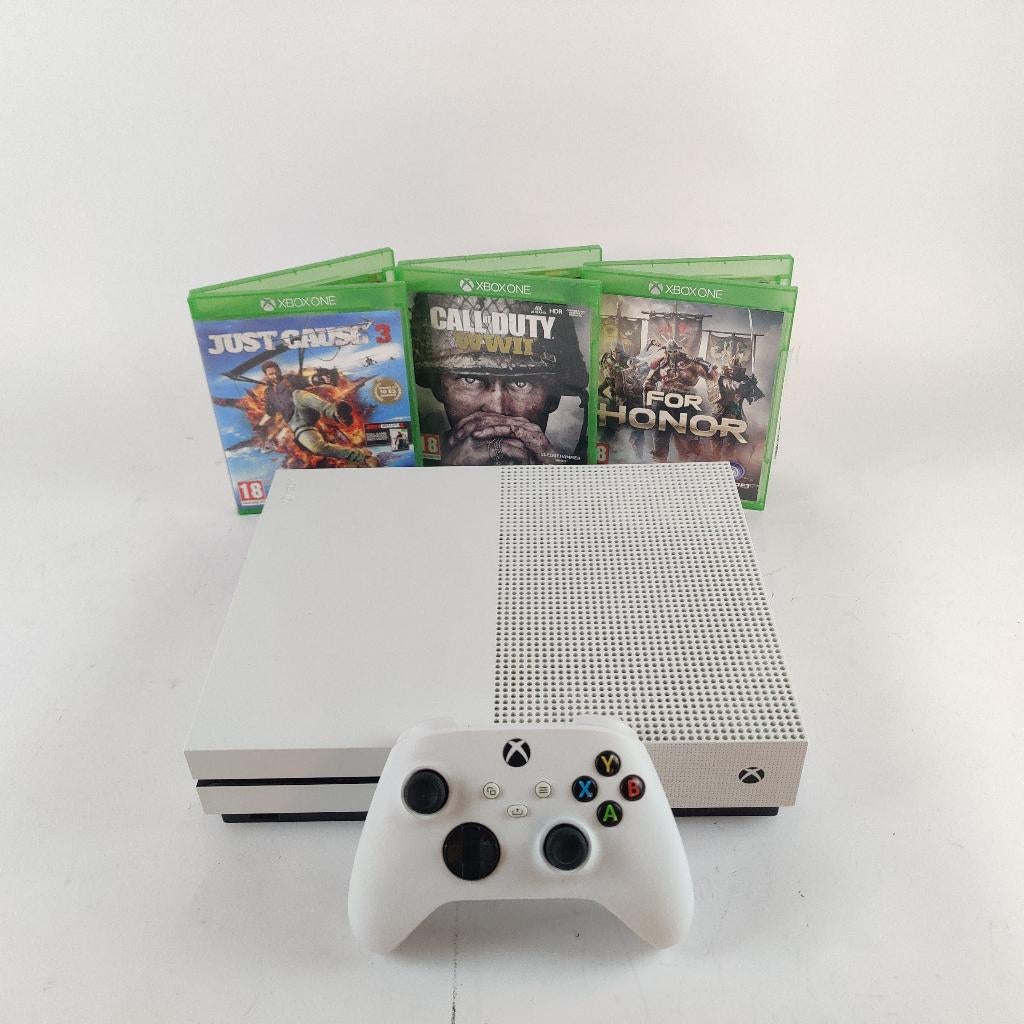 Xbox one S 1tb + Controller + 3 games || Nu voor €149.99!, Avontuur en Actie, 1 speler, Ophalen of Verzenden, Zo goed als nieuw