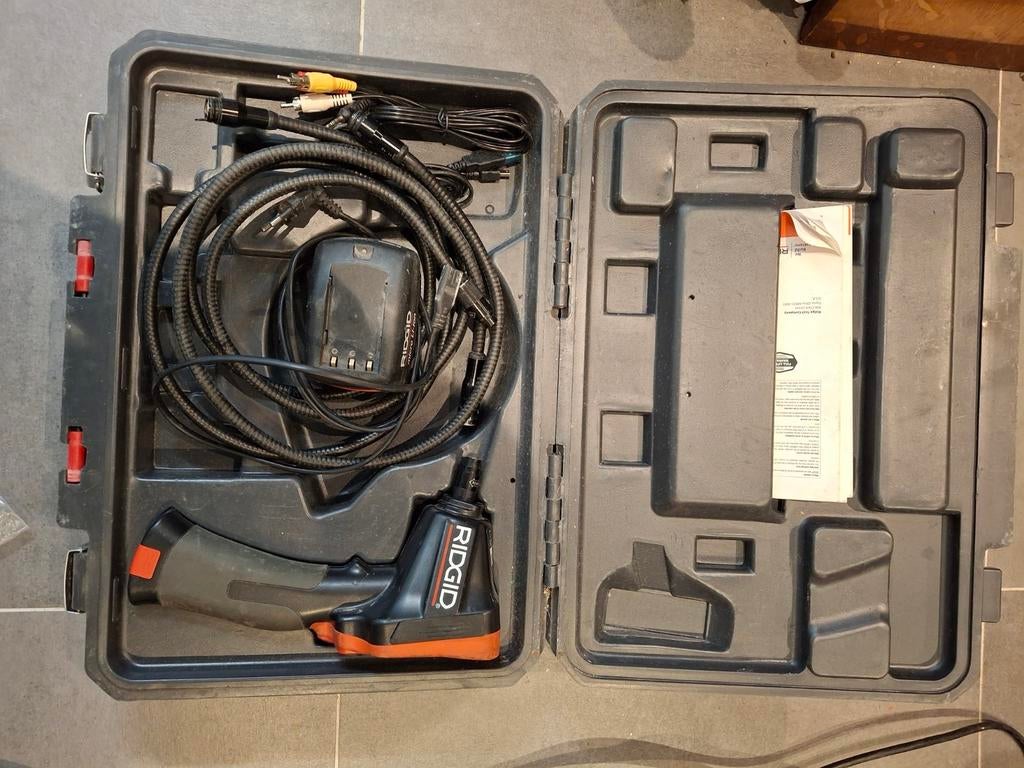 RIDGID micro CA-300 inspectiecamera / endoscoop – compleet i, Ophalen of Verzenden, Zo goed als nieuw, Elektriciteit