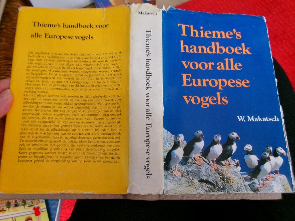 Thieme,s Handboek voor alle europese vogels .., Boeken, Natuur, Verzenden, Zo goed als nieuw, Natuur algemeen