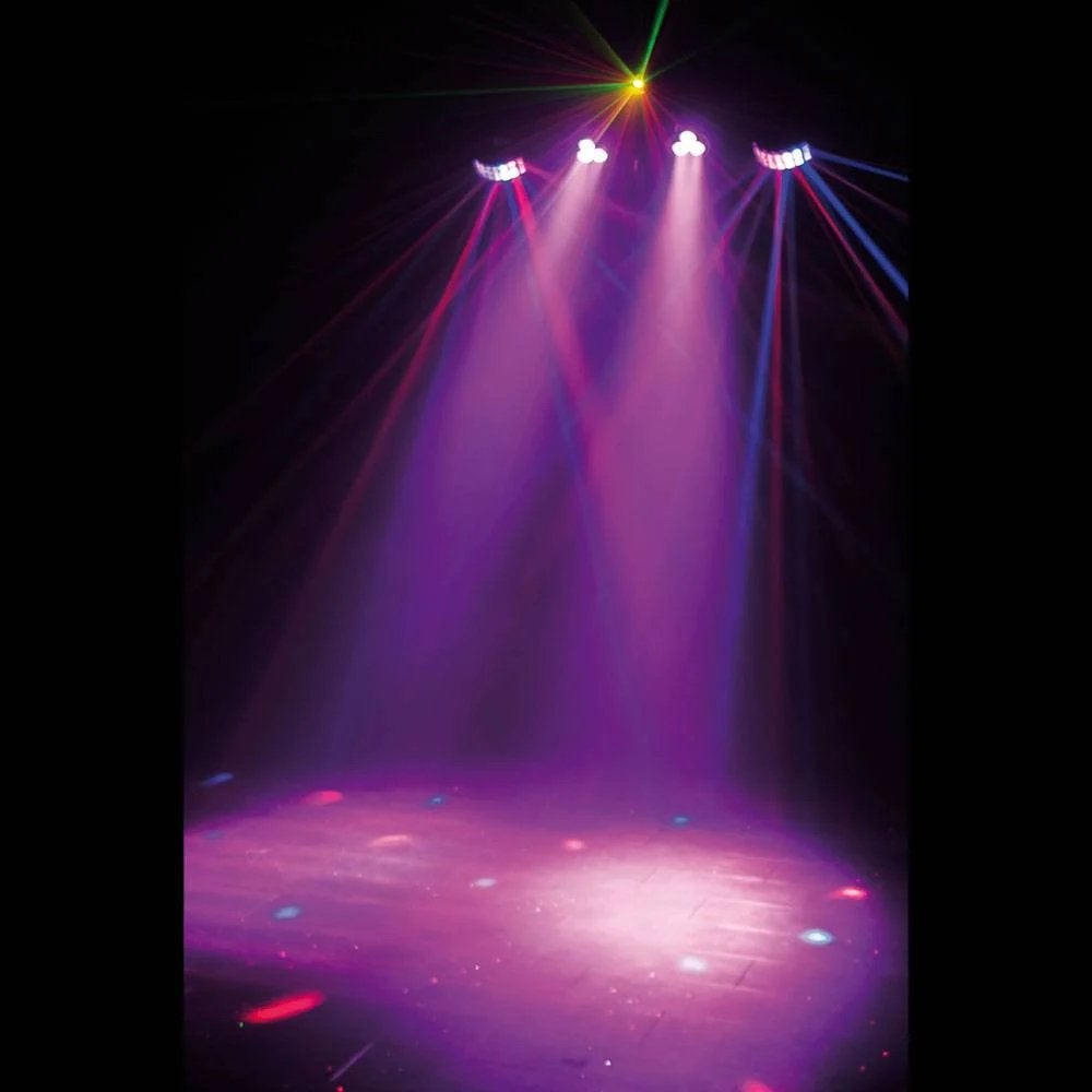 2x showtec Qfx multi fx compact lichtset dj effecten par bar, Ophalen, Gebruikt, Licht