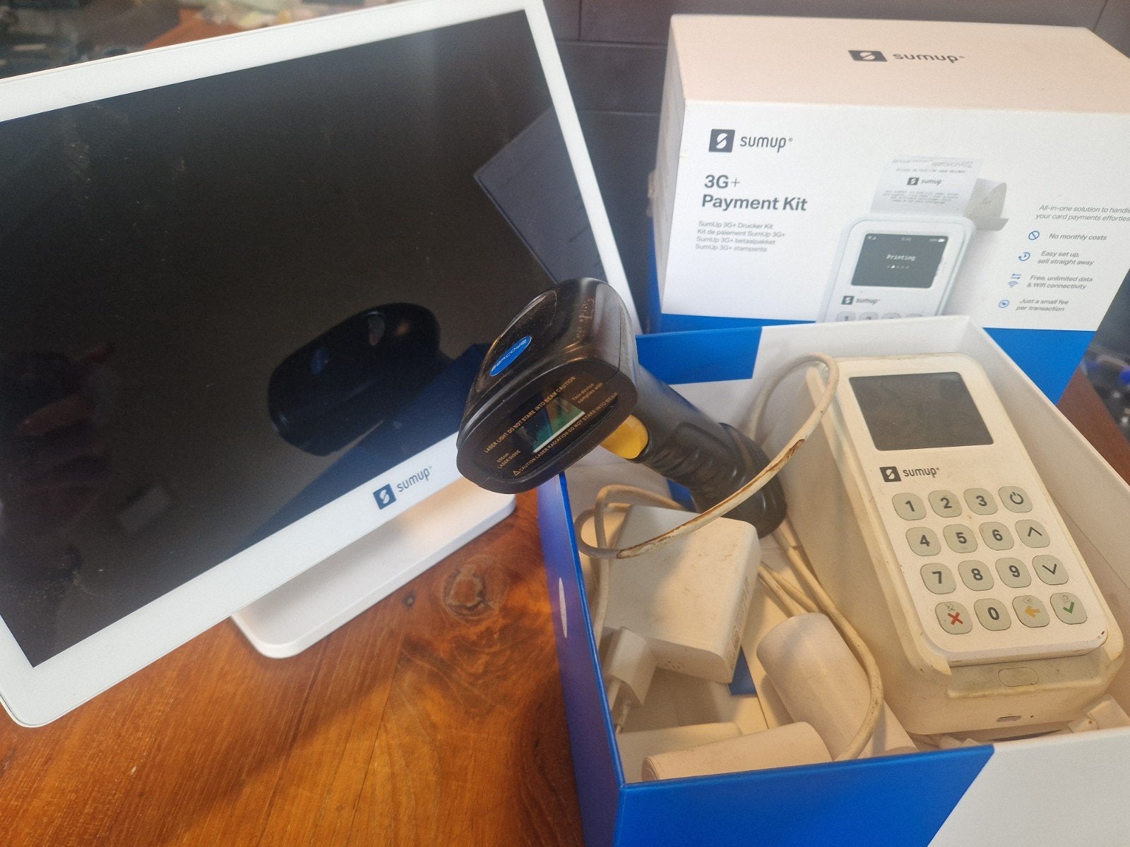 SumUp 3G+ Betaalpakket met Printer en Barcodescanner, Ophalen of Verzenden, Zo goed als nieuw, Toebehoren