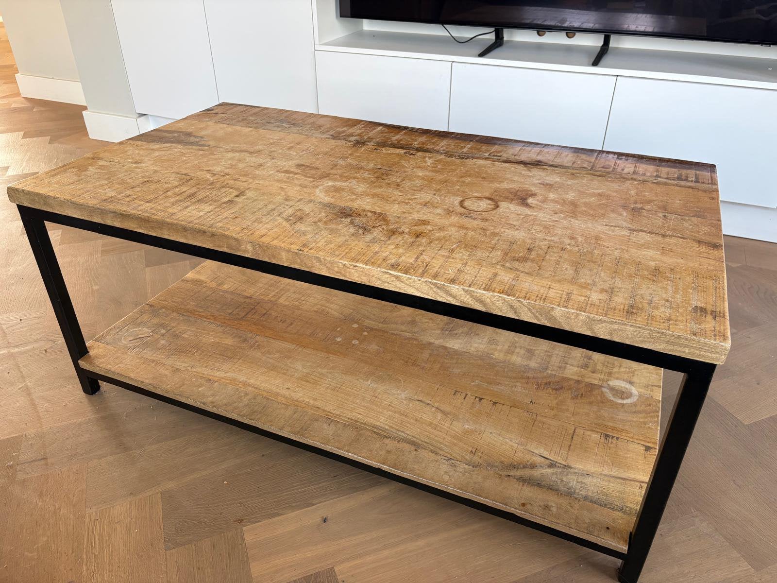 Design salon tafel, Ophalen, 50 tot 100 cm, Zo goed als nieuw, Minder dan 100 cm