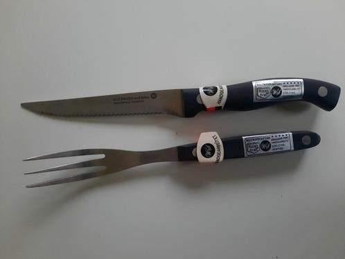 Waltmann und Sohn steakmessen en vorken . 12-delig NIEUW !, Ophalen of Verzenden, Nieuw, Rvs of Chroom, Los bestek