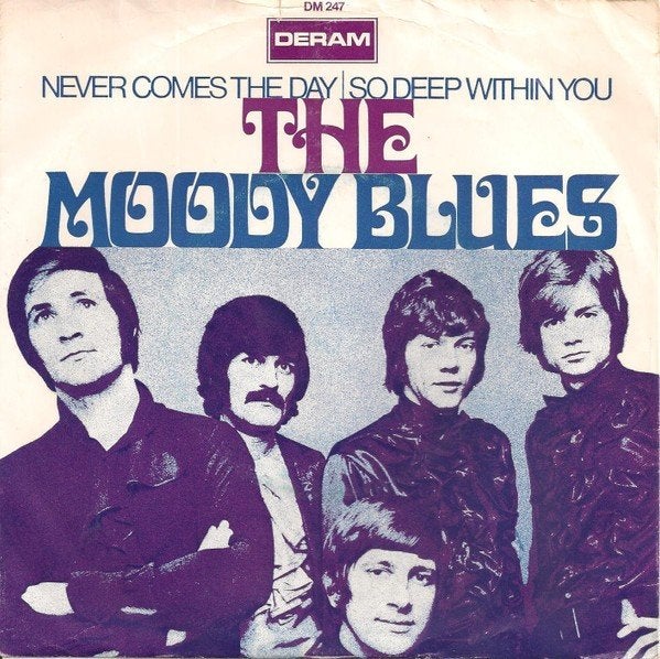The Moody Blues ‎– Never Comes The Day Holland PS 45, 7 inch, Ophalen of Verzenden, Zo goed als nieuw, Beschermende buitenhoes