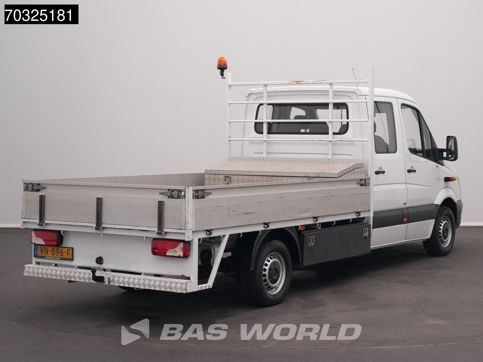 Mercedes Sprinter 413 CDI Euro6 Dubbel Cabine Open Laadbak T, Stof, Euro 6, 4 cilinders, 129 pk