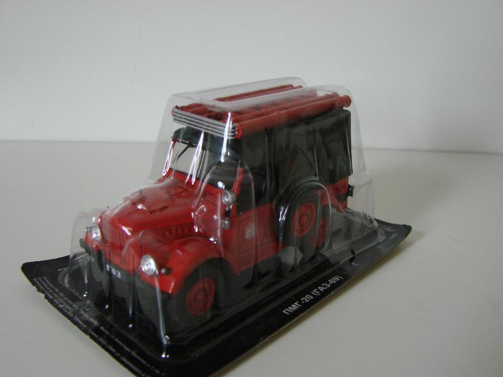 Gaz 69 PMG-20 Russische brandweerauto nieuw in verpakking, Ophalen of Verzenden, Nieuw, Auto, Overige merken