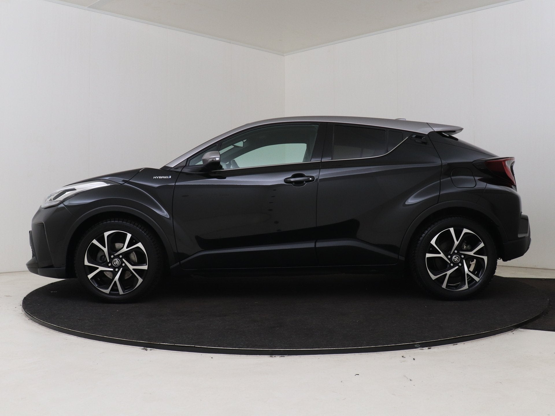 Toyota C-HR 2.0 Hybrid Bi-Tone | Dealer onderhouden | Zilver, Auto's, 12 maanden, 4 cilinders, Leder en Stof, Zwart