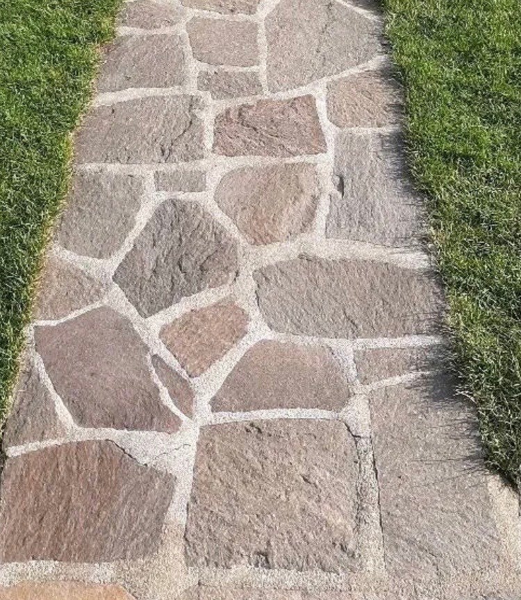 Flagstones Porfier XXL 20-40mm 2-4pc M2, Tuin en Terras, Ophalen, Hoofdweg 131 H en G, Natuursteeninfo@gmail.com, Terrastegels