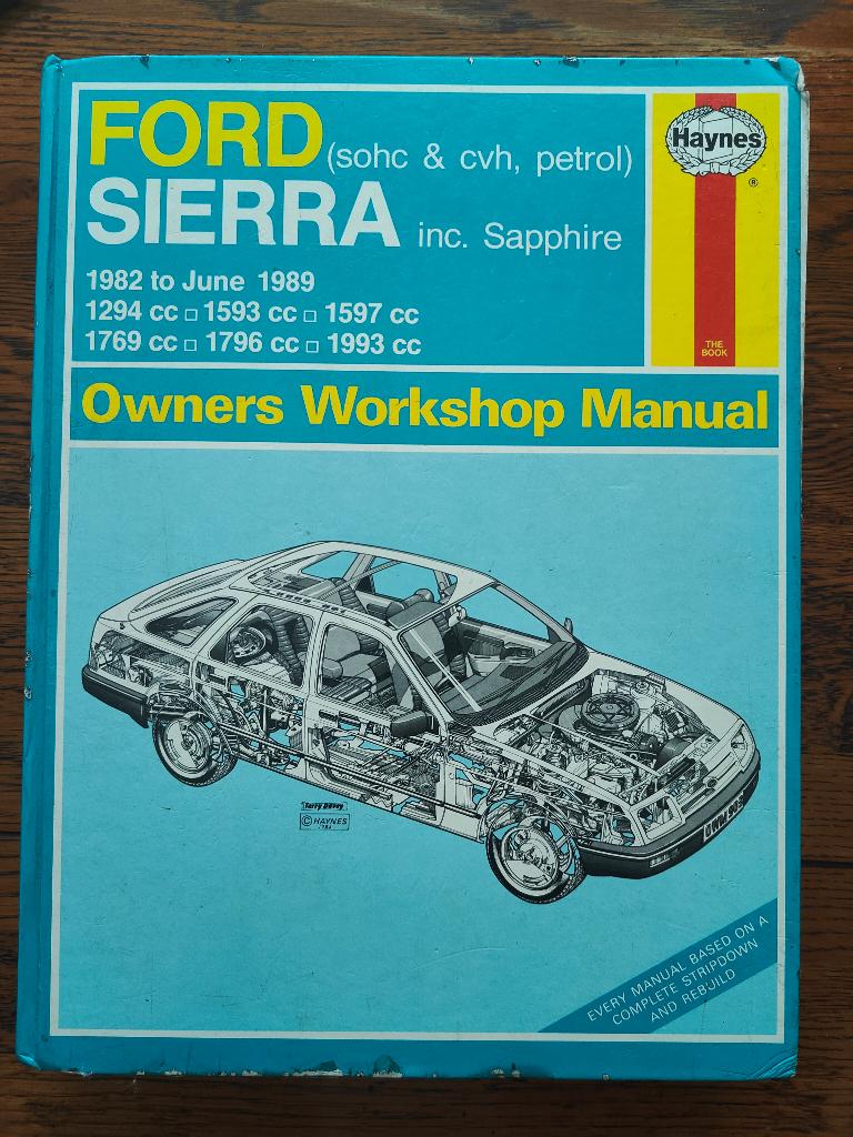 Haynes Manual Ford Sierra 82-89, Ophalen of Verzenden