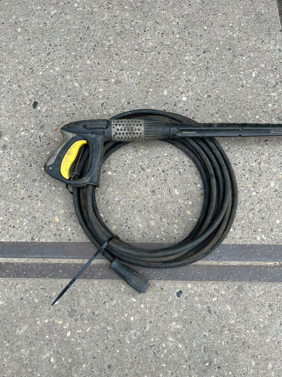 Karcher hogedrukspuit met hogedrukslang, Ophalen, Zo goed als nieuw, Elektrisch, Met regelbare waterdruk