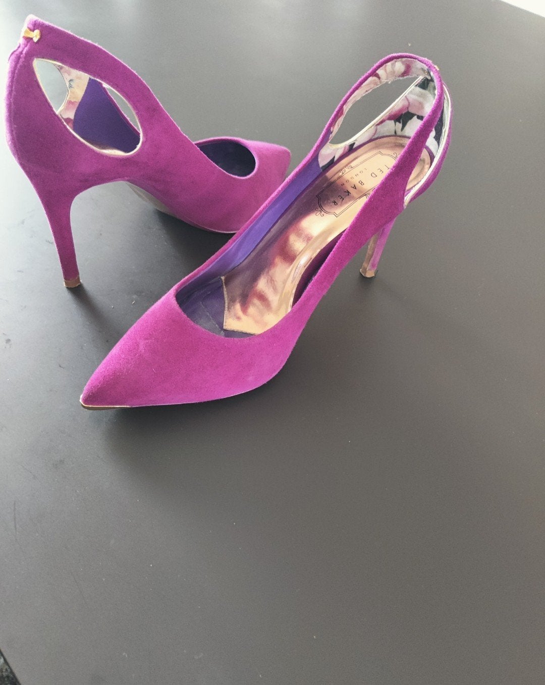 Ted Baker suède leren schoenen maat 37, Kleding | Dames, Ophalen of Verzenden, Zo goed als nieuw, Maat 46/48 (XL) of groter, Roze