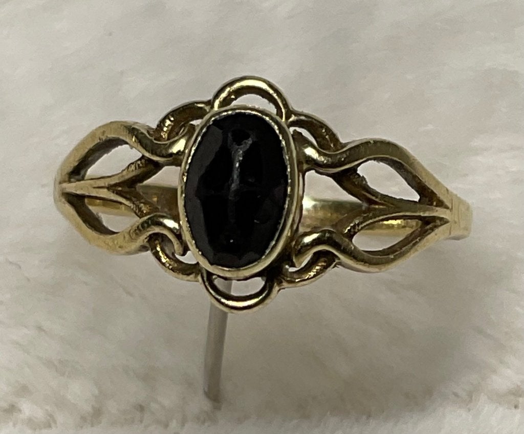 Gouden ring, Sieraden, Tassen en Uiterlijk, Ophalen of Verzenden, Met edelsteen, Dame, Goud
