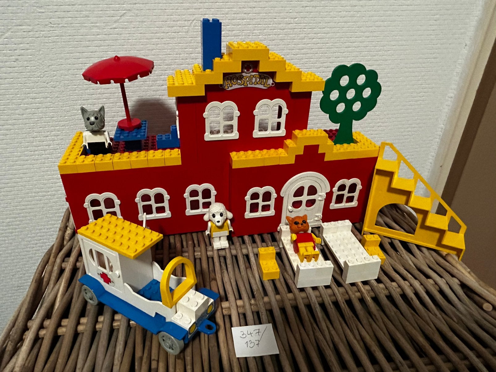 Lego fabuland 347 ziekenhuis, Kinderen en Baby's, Speelgoed | Duplo en Lego, Ophalen of Verzenden, Lego