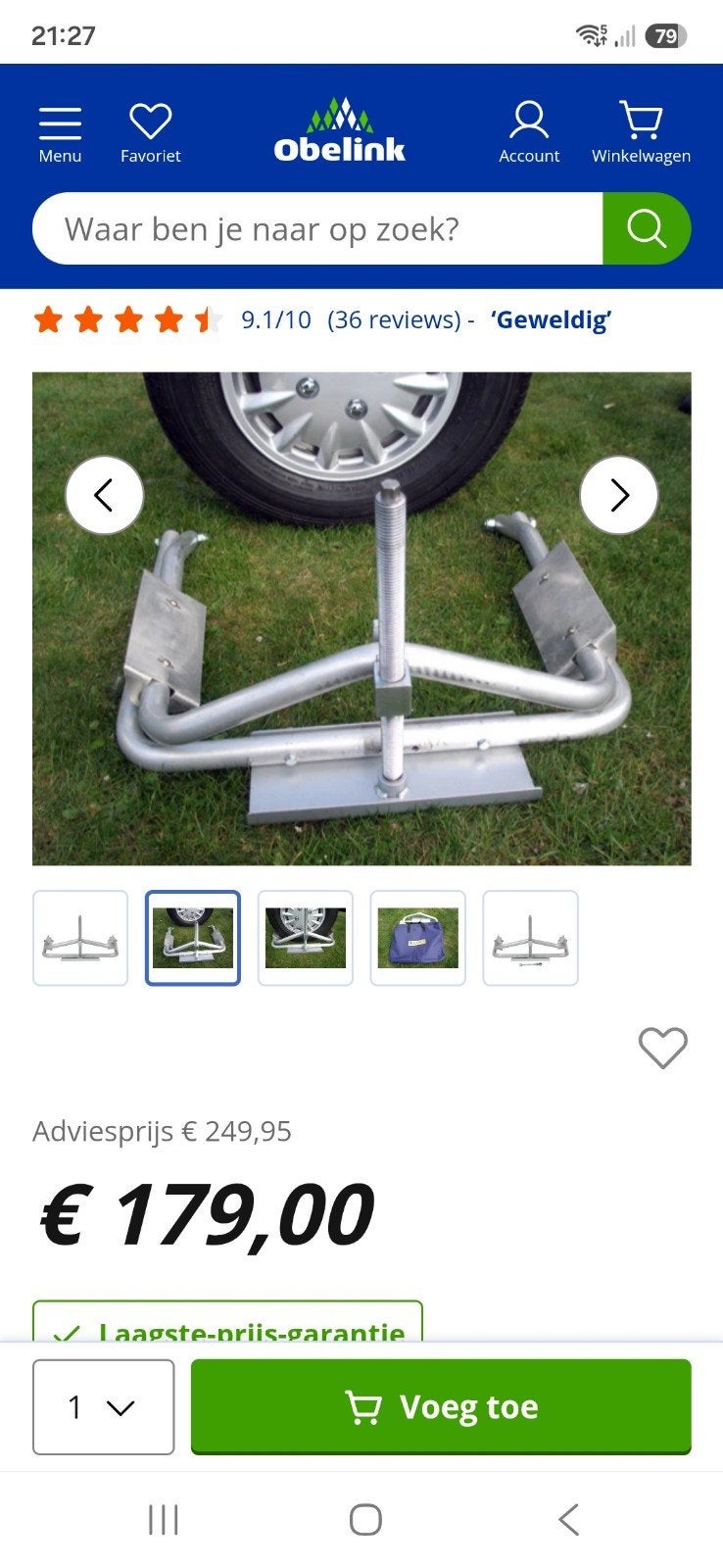 leveler, Ophalen of Verzenden, Zo goed als nieuw