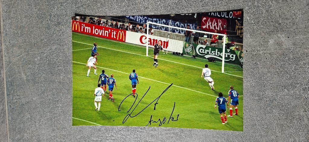 Foto 20x30 cm met handtekening; Angelos Charisteas # Ajax, Verzamelen, Ophalen of Verzenden, Nieuw, Ajax, Overige typen