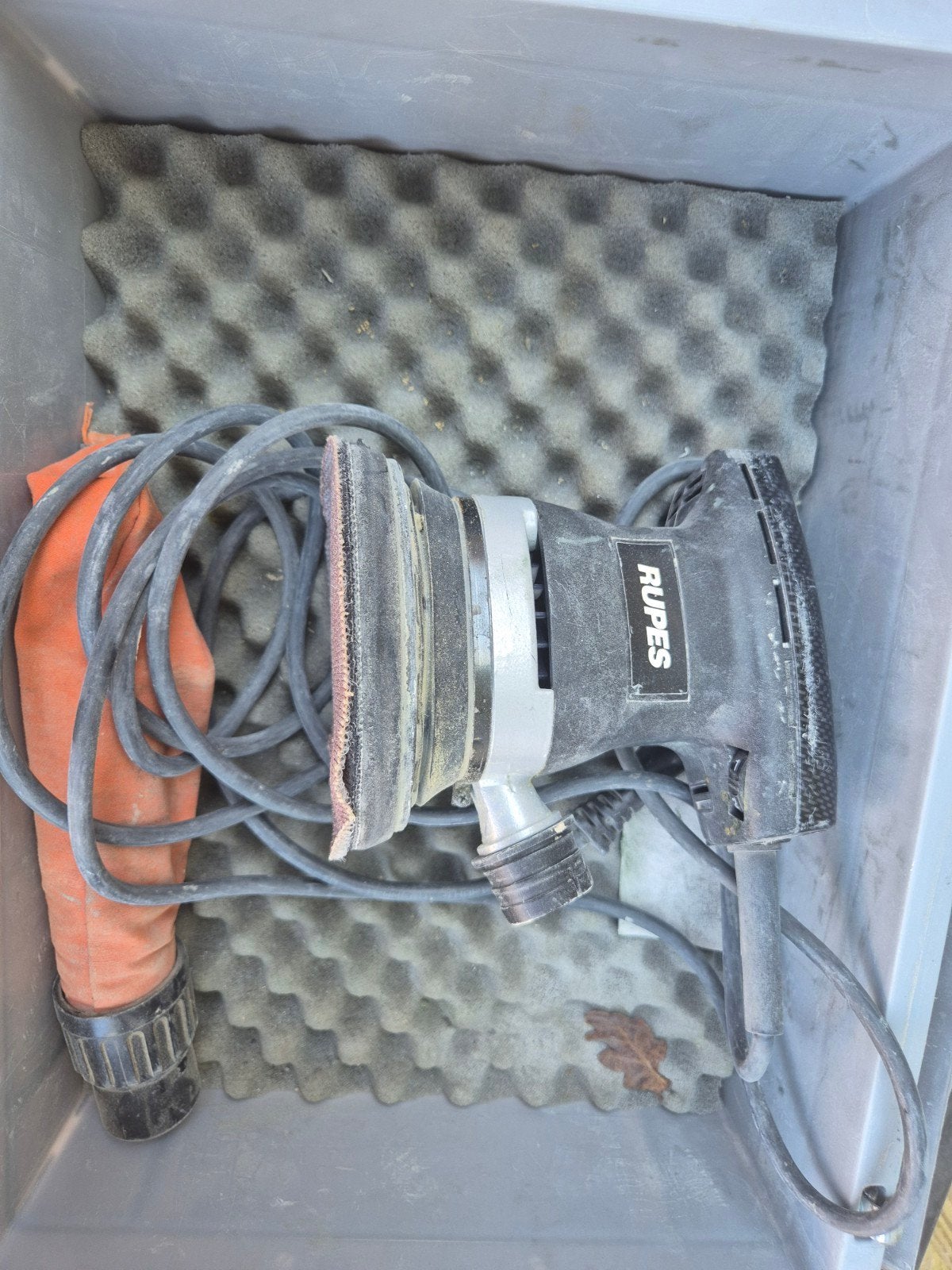 RUPES LR21AE Excentrische Schuurmachine met Schuurmaterialen, Ophalen, Gebruikt, Minder dan 600 watt, Excentrische schuurmachine