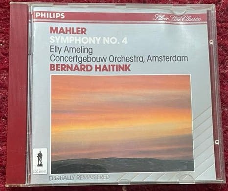 Mahler Symfonie 4 - Concertgebouw Orkest, Bernard Haitink, Ophalen of Verzenden, Romantiek, Gebruikt, Orkest of Ballet