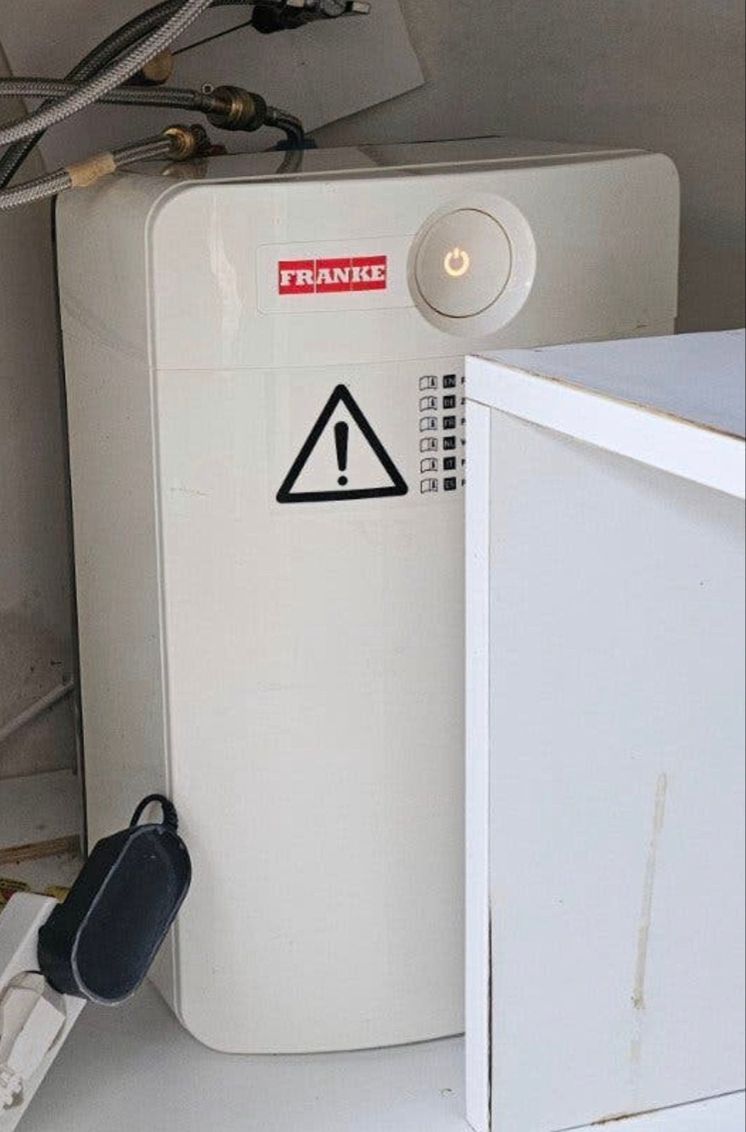 Franke 10L Boiler met M-box aansluiting, Gebruikt, Minder dan 20 liter, Onbekend, Boiler