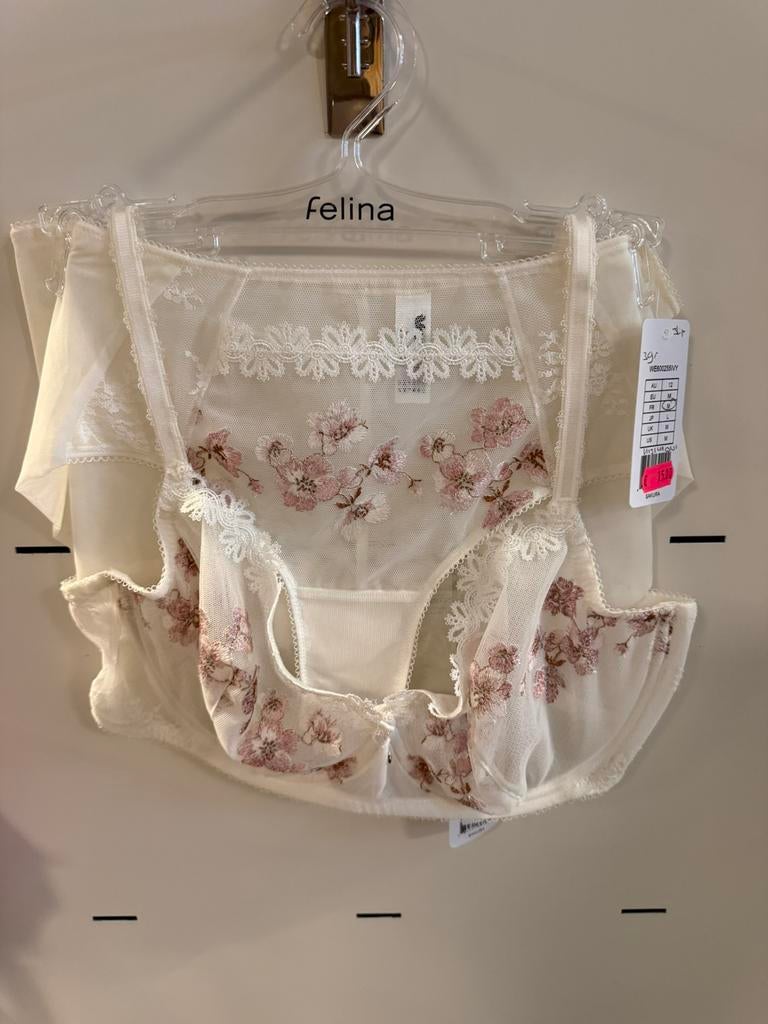 Wacaol sakura set bh 80D slip M NIEUW! Nu €35, Ophalen of Verzenden, Zwart, BH