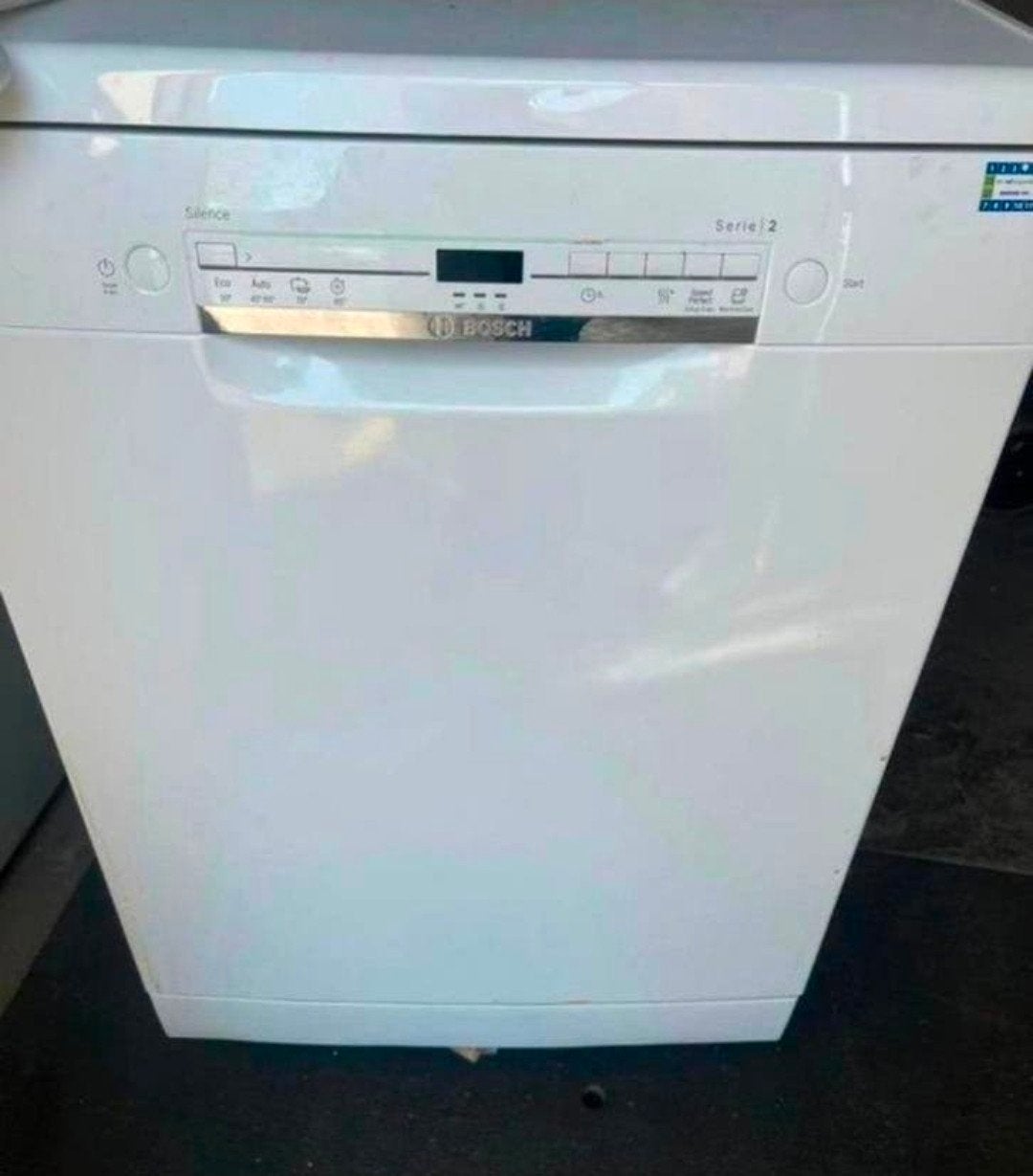 Bosch Serie 2 Vrijstaande Vaatwasser - Wit, Gebruikt, 60 cm of meer, Ophalen of Verzenden, 85 tot 90 cm