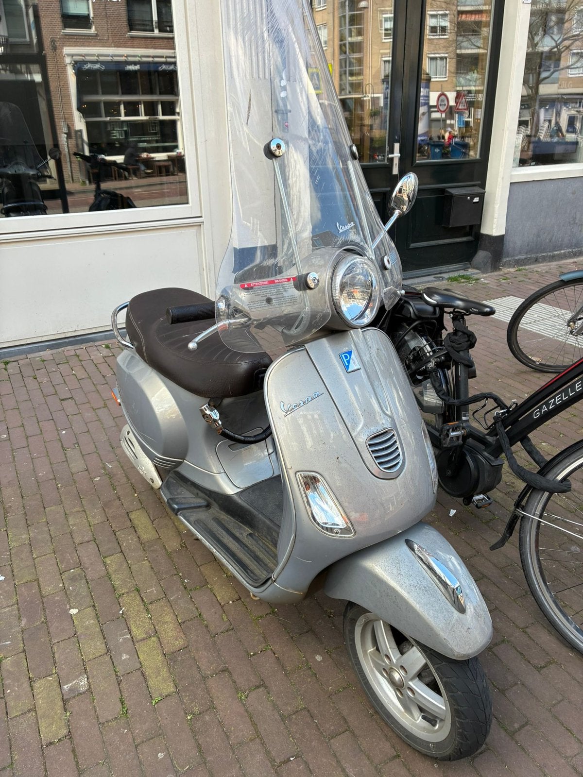 Vespa LX50 - Rijdt, project/opknapper - inclusief windscherm, Ophalen, Gebruikt, Maximaal 45 km/u, Benzine
