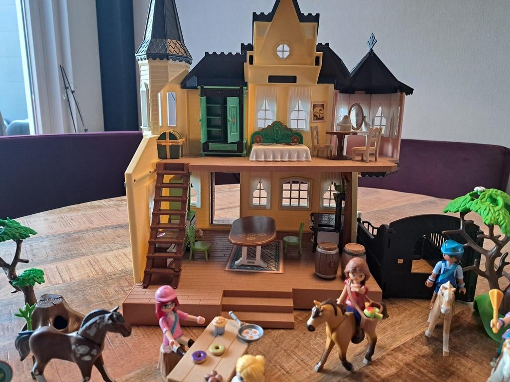 Complete Playmobil Spirit set: Lucky's huis & extra's, Kinderen en Baby's, Speelgoed | Playmobil, Ophalen, Zo goed als nieuw, Complete set