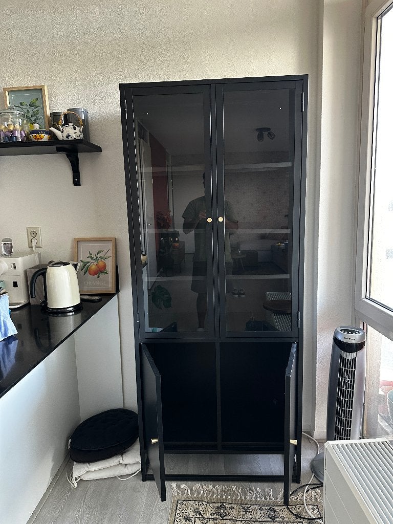 Bakal vitrinekaast, Ophalen, Met deur(en), 50 tot 100 cm, Zo goed als nieuw