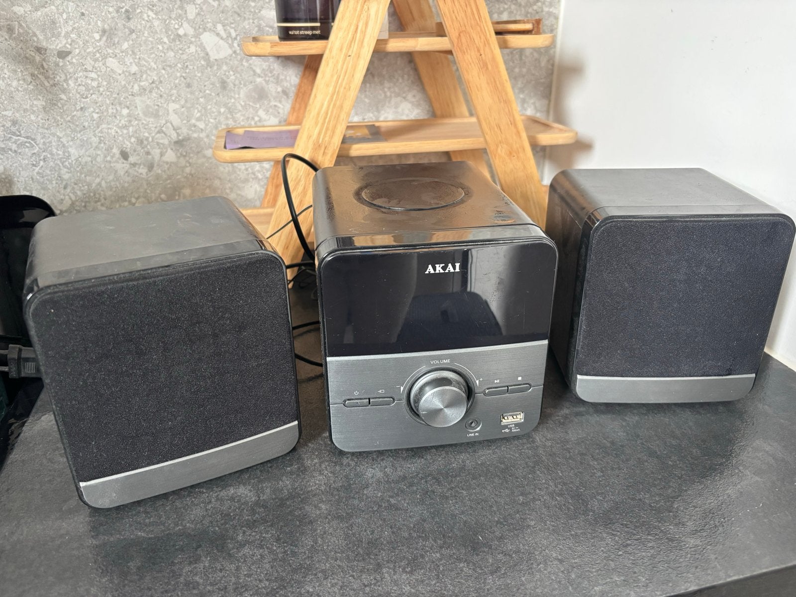 Akai Microset AM-101 met CD-speler en USB-poort, Gebruikt, Ophalen of Verzenden, Microset, Akai