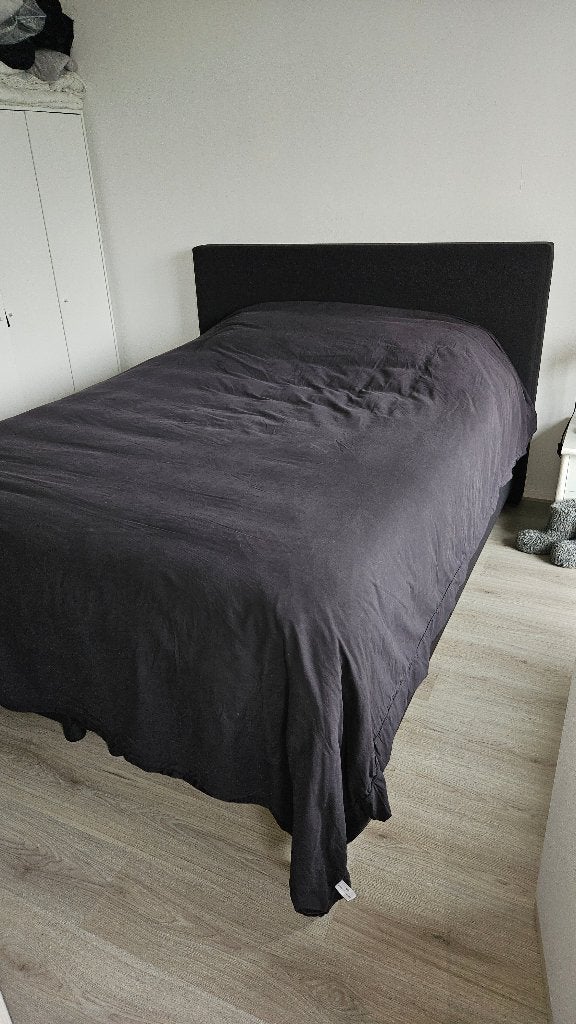 TotaalBED Luxe Boxspring 160x200 + Donzen Dekbed & Kussens, Huis en Inrichting, Slaapkamer | Boxsprings, Zo goed als nieuw, 160 cm