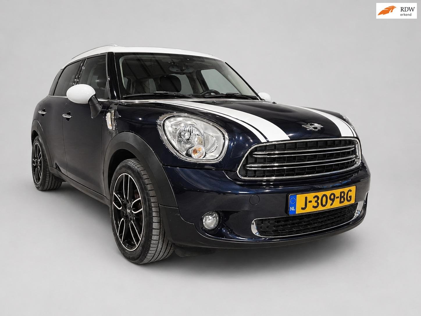 Mini Mini Countryman 1.6 Cooper Pepper - Panoramadak - Airco, Auto's, Mini, Voorwielaandrijving, Gebruikt, Euro 6, Blauw