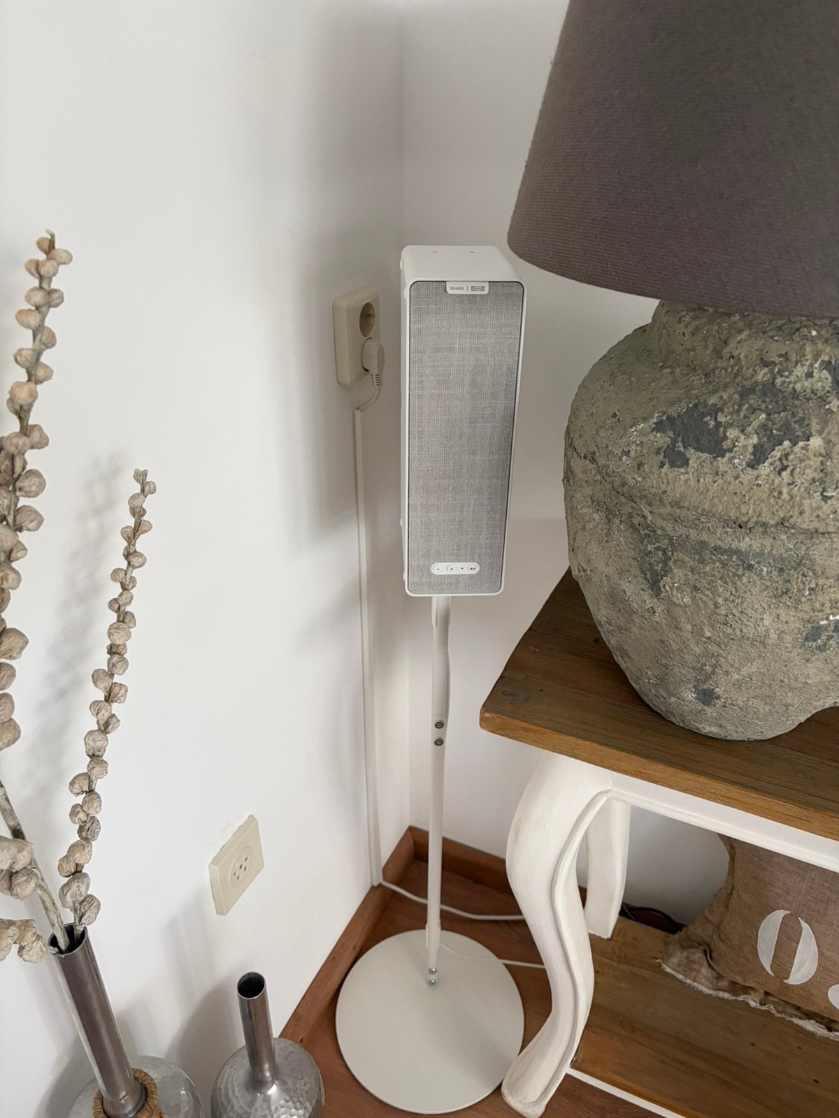 2 ikea symfonisk gen 2 speakers met standaard, Ophalen, Zo goed als nieuw, Minder dan 60 watt, Sonos