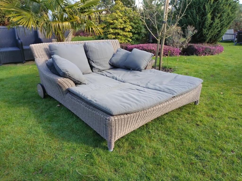 Mooi groot 4 Seasons Valentine ligbed, Ophalen, Zo goed als nieuw, Wicker