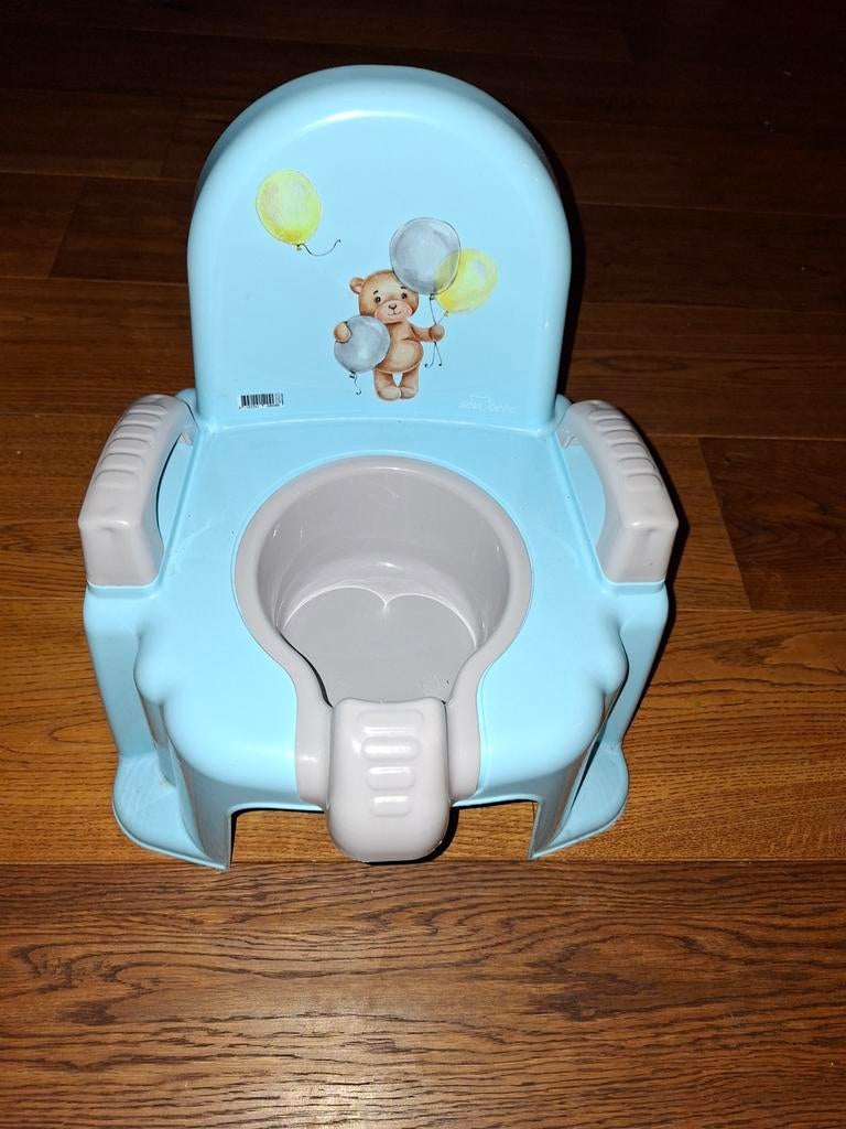 Baby Potje - Blauw met Beer en Ballonnen, Ophalen of Verzenden, Gebruikt