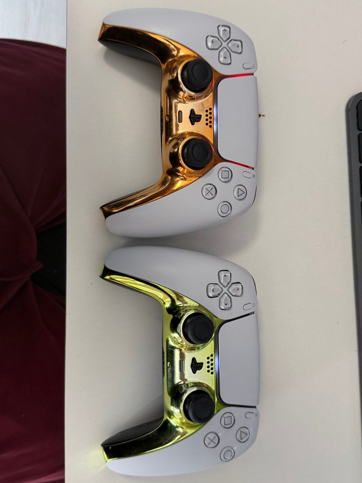 2x Custom PS5 Pro Controllers met Back Paddles, Ophalen, Zo goed als nieuw