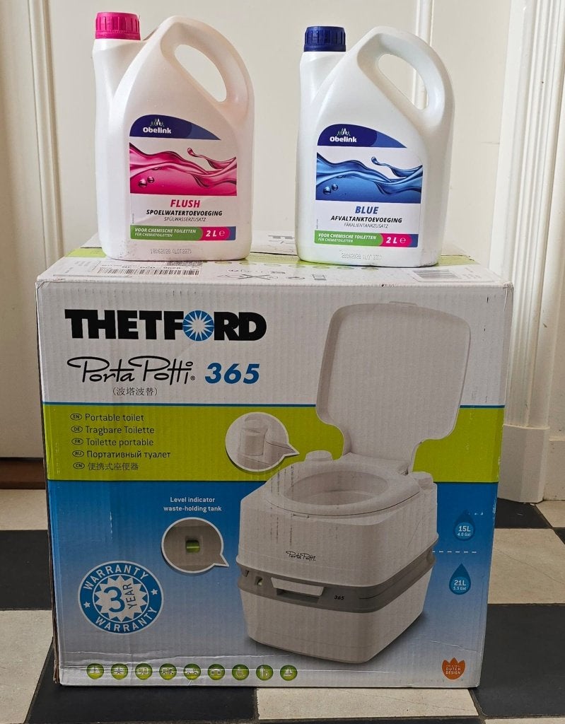 Thetford Porta Potti 365 met Obelink toiletvloeistof, Ophalen, Nieuw