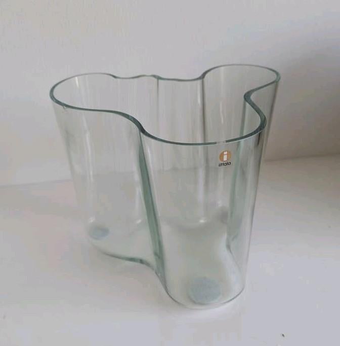 Iittala Alvar Aalto vaas recycled groot, Overige kleuren, Nieuw, Ophalen of Verzenden, Glas