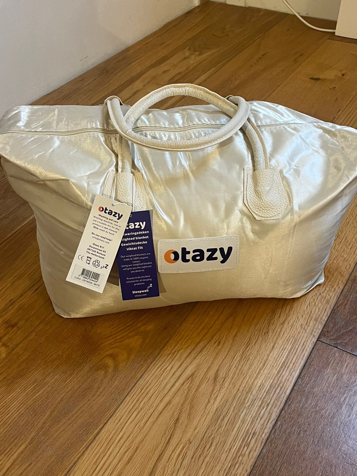 Verzwaringsdeken Otazy slaaplekker deken, Ophalen, Wit, Katoen, Tweepersoons