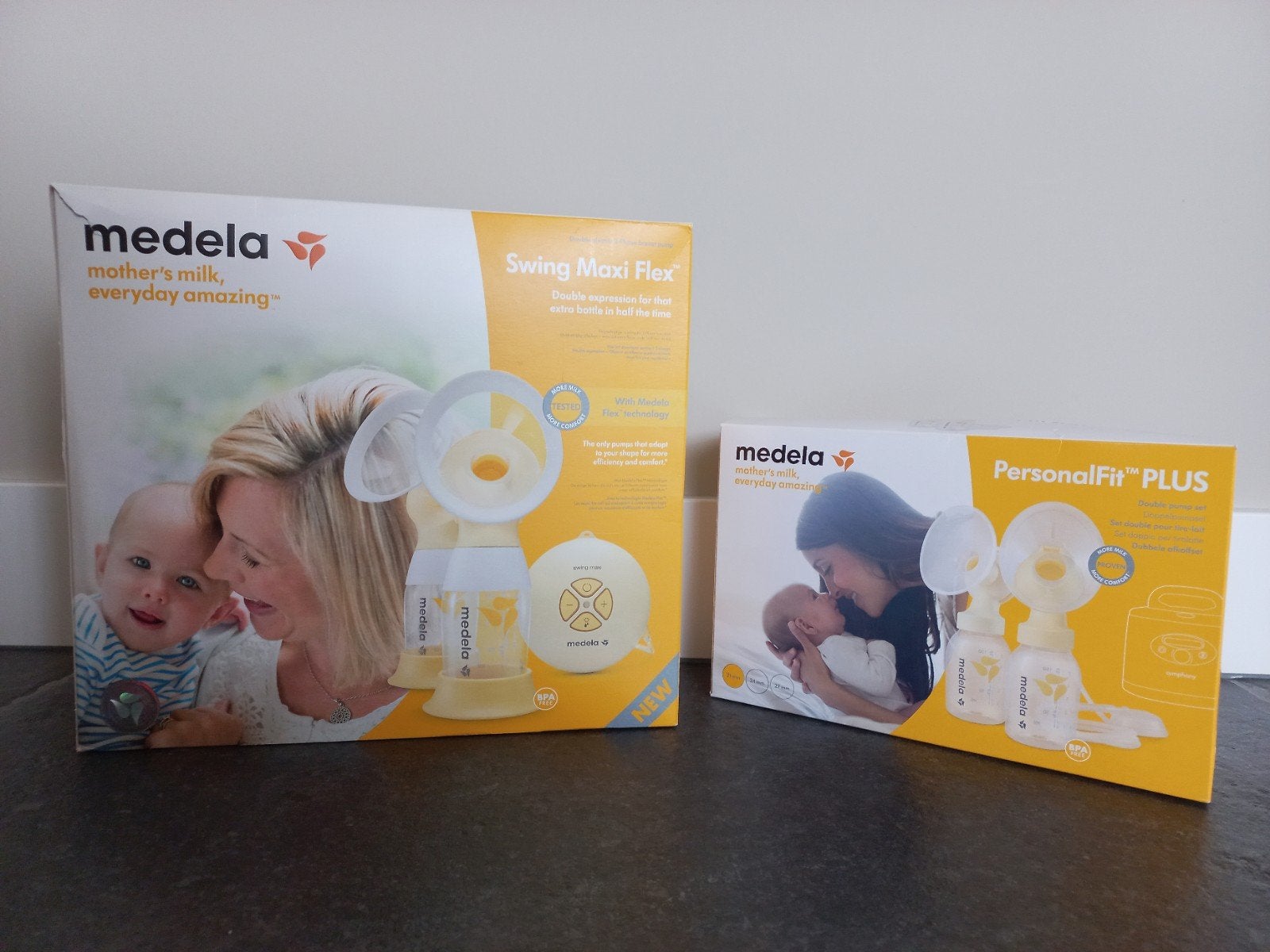 Medela Swing Maxi Flex dubbele elektrische borstkolf, Medela, Borstkolf, Ophalen of Verzenden, Zo goed als nieuw