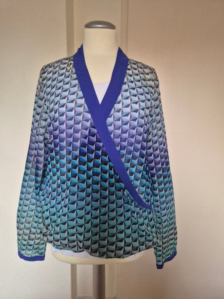 Gave blouse " Daphne" van Expresso maat 40, Kleding | Dames, Maat 38/40 (M), Ophalen of Verzenden, Gedragen, Meerkleurig