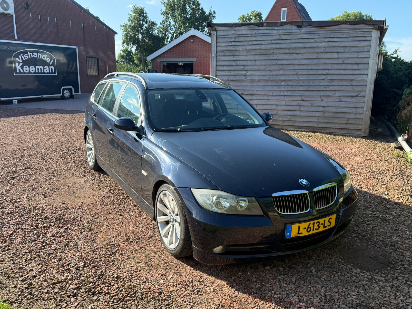 BMW 325i | Clima | Stoelverwarming | Standkachel | pano |, Auto's, 1800 kg, 2497 cc, Blauw, 1445 kg