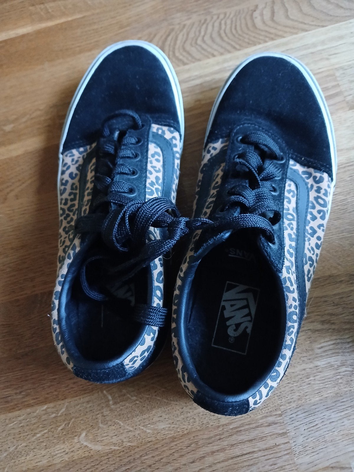 Mooie Vans luipaardprint, Zwart, Ophalen of Verzenden, Sneakers of Gympen, Gedragen