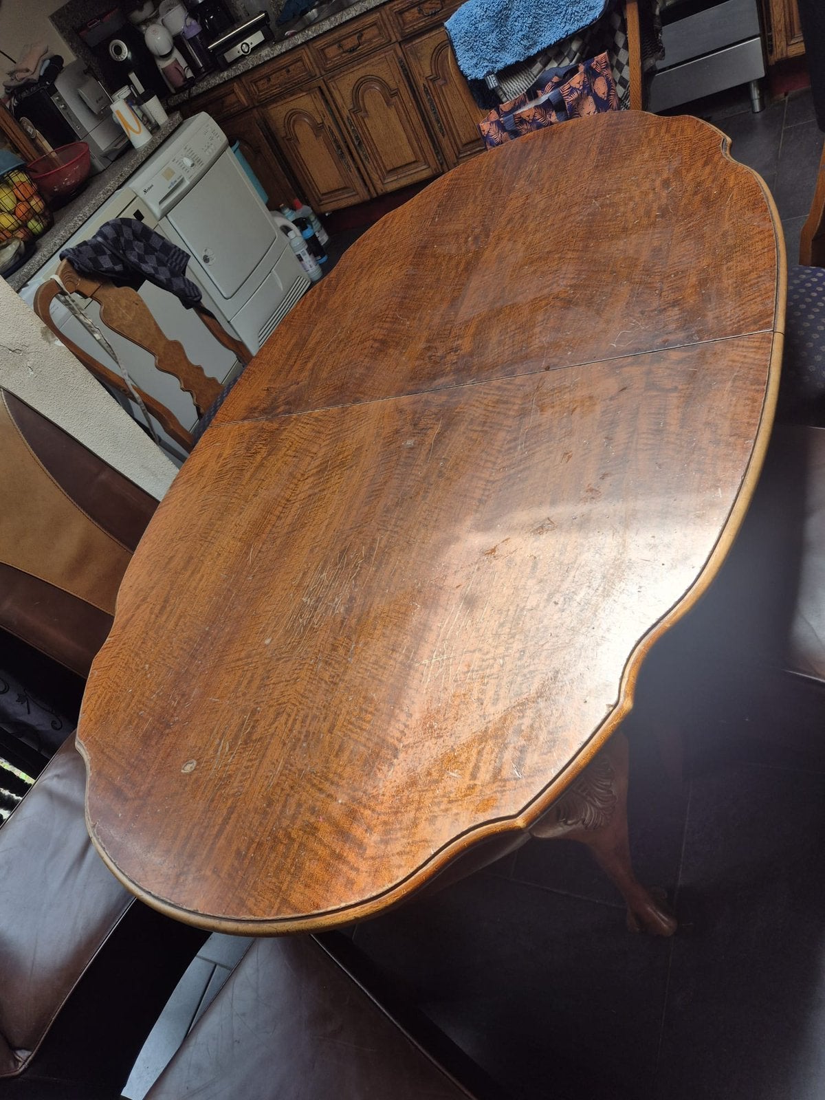eettafel plus salontafel, Huis en Inrichting, Tafels | Eettafels, Ophalen, Gebruikt, 200 cm of meer, 50 tot 100 cm
