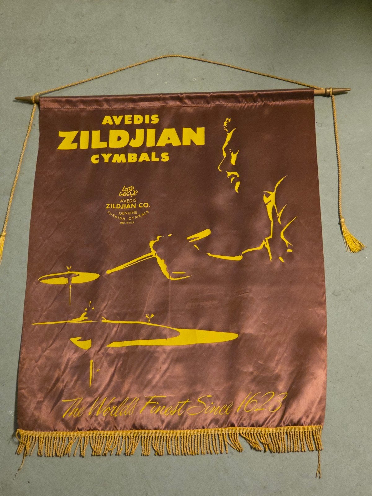 Vintage Zildjian Drummer Banners (4 stuks), Muziek en Instrumenten, Ophalen of Verzenden, Gebruikt, Overige merken