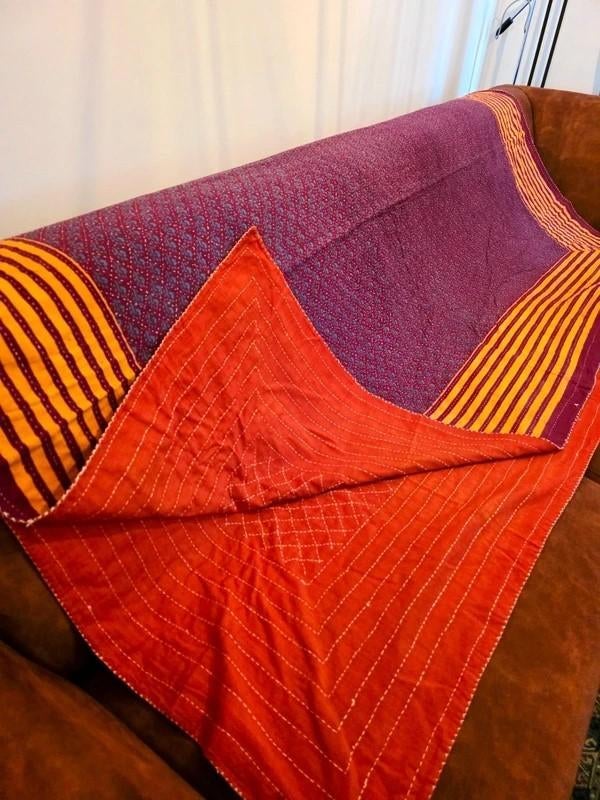 Vintage Brand New Indian Kutchi Blanket / Bedspread - deken, Ophalen of Verzenden, Nieuw