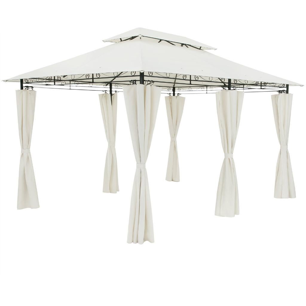 Partytent paviljoen pagodetent 3x4m Beige GRATIS BEZORGD!, Verzenden, Minder dan 4 meter, Nieuw, Nvt