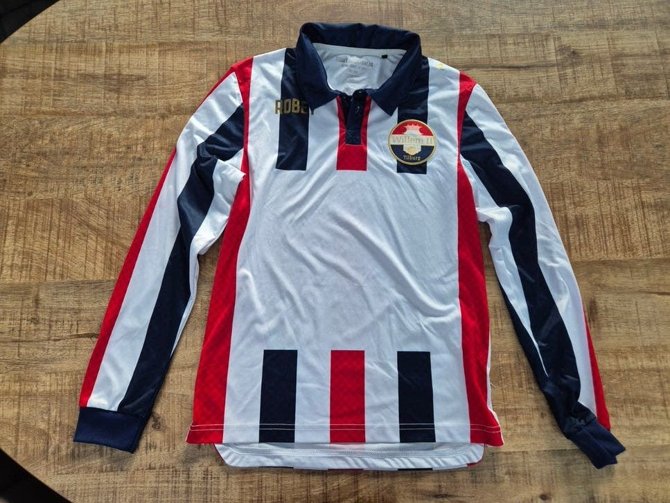 Willem II Robey Voetbalshirt Lange Mouwen - Maat XS, Ophalen, Meerkleurig, Robey, Zo goed als nieuw