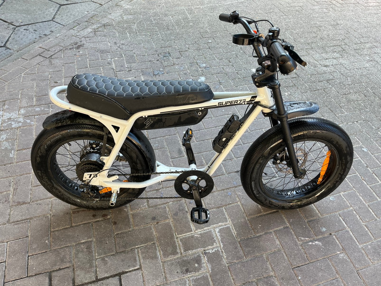 Super 73 Zx fatbike met custom zadel, Overige merken, Ophalen of Verzenden, Zo goed als nieuw, 51 tot 55 cm