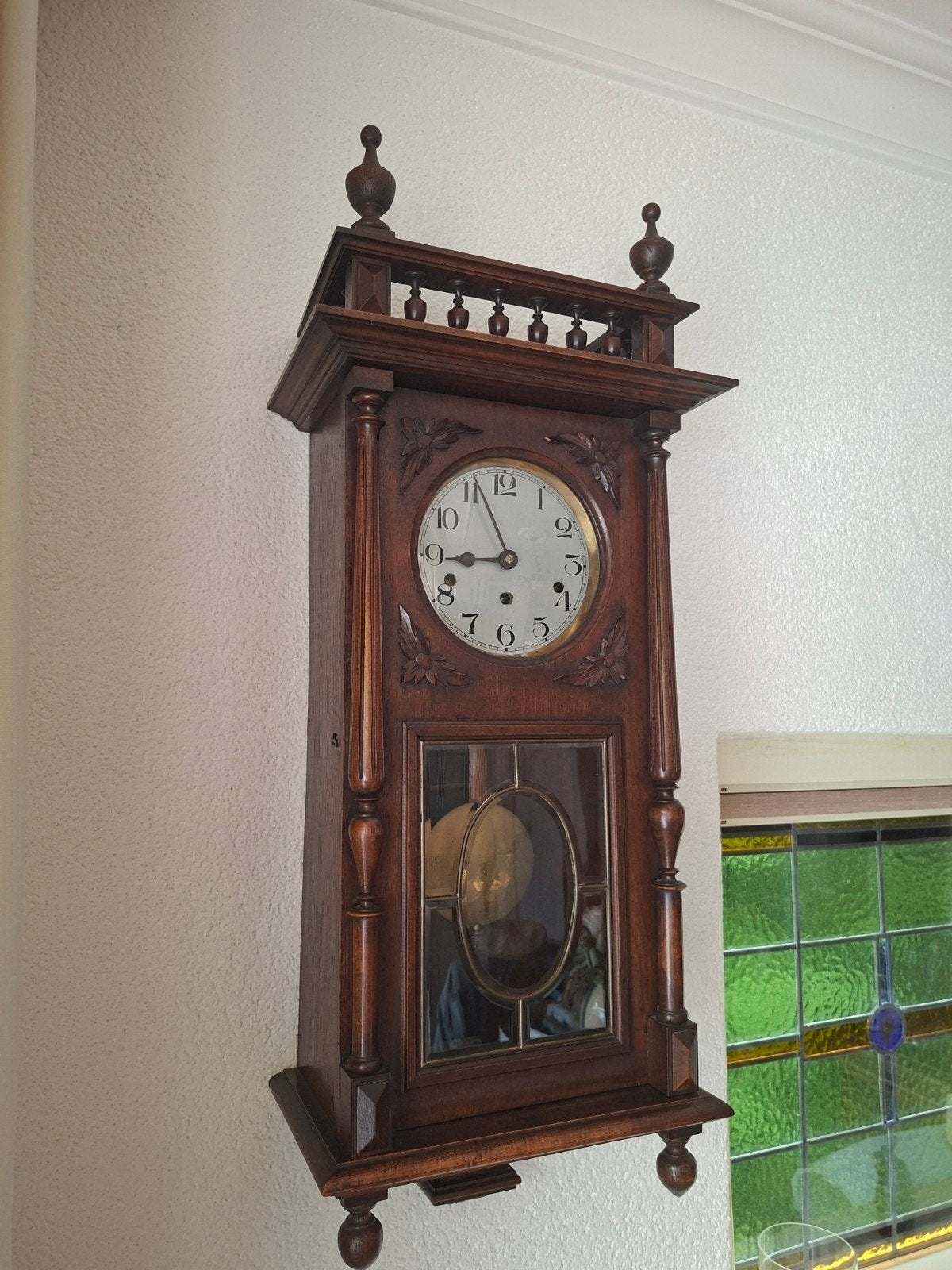 wandklok antiek, Ophalen of Verzenden