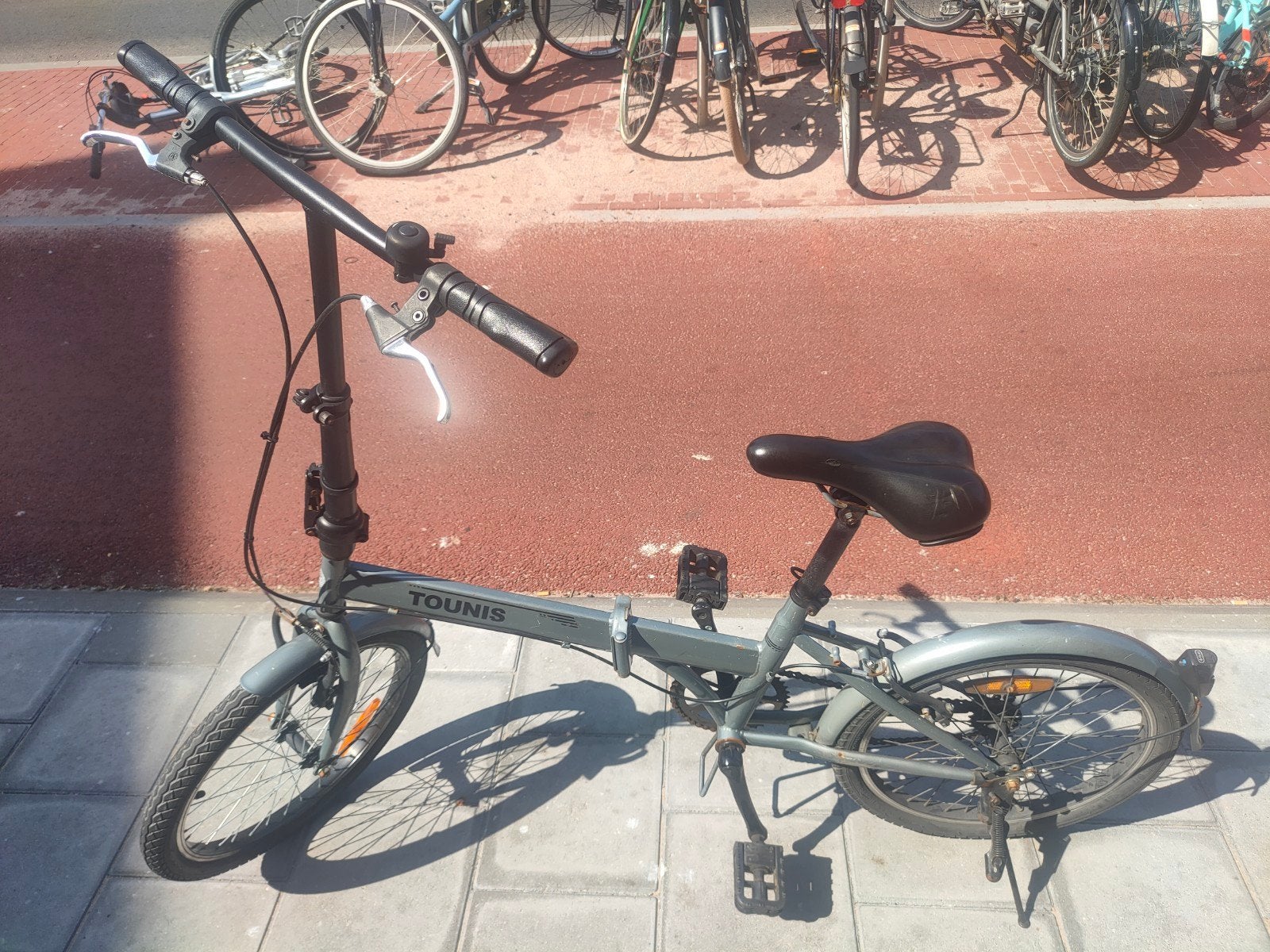Folding bike - vouwfiets, Ophalen, Gebruikt, Totaal opvouwbaar