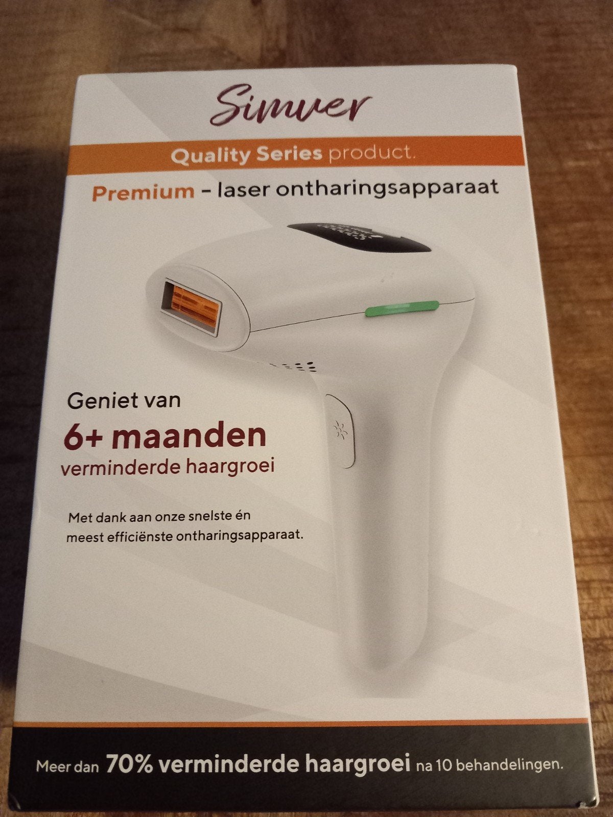 Simver Premium Laser Ontharingsapparaat - Nieuw, Ophalen of Verzenden, Nieuw, Scheren en Epileren